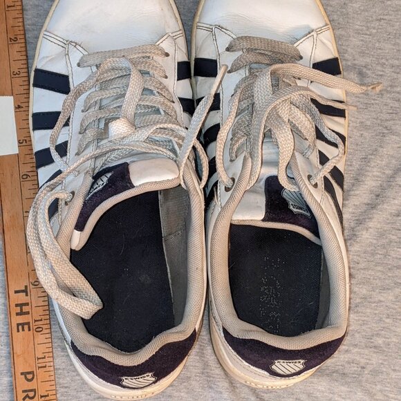 K-Swiss Men's Court Tiebreak Trainers, White Low Top Sneakers, Size 11 US Men - Picture 7 of 8